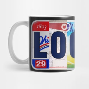 Ohio Local License Plates Mug